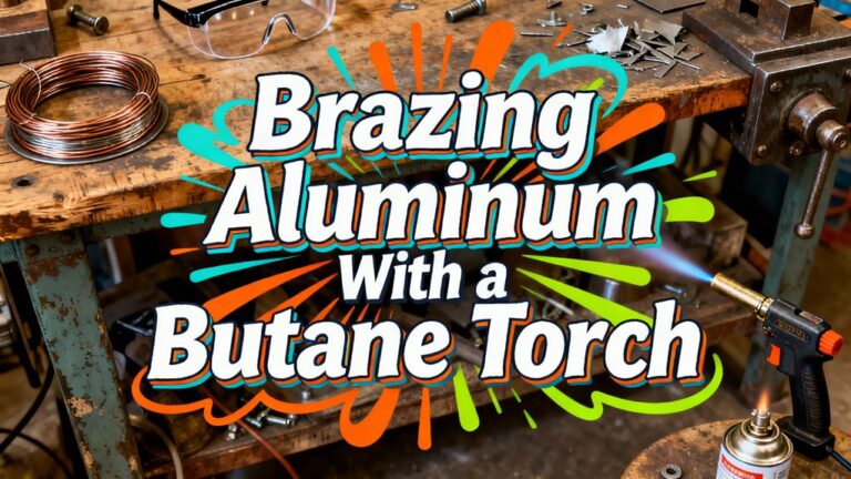 brazing aluminum using butane