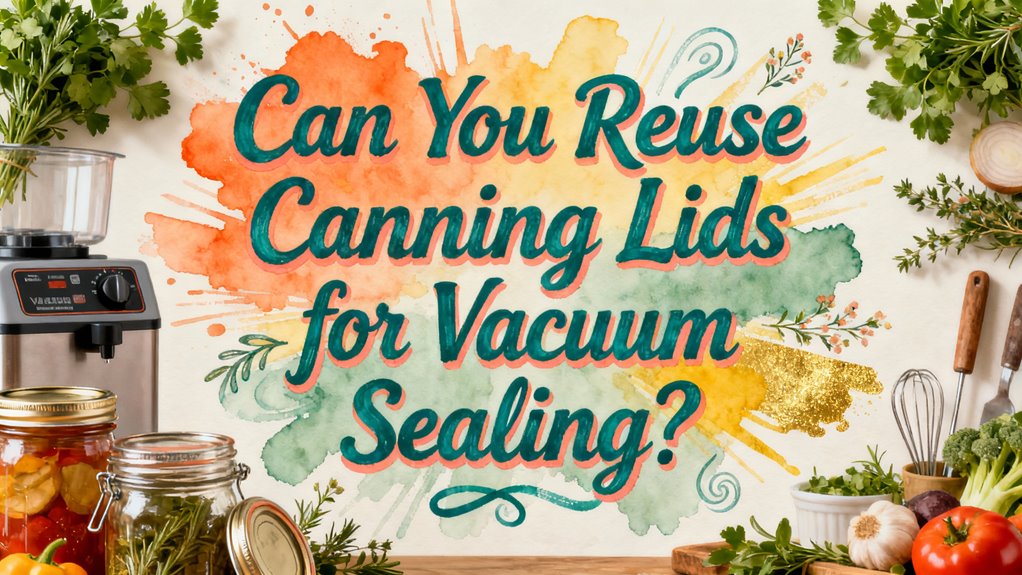 canning lids vacuum sealing questions
