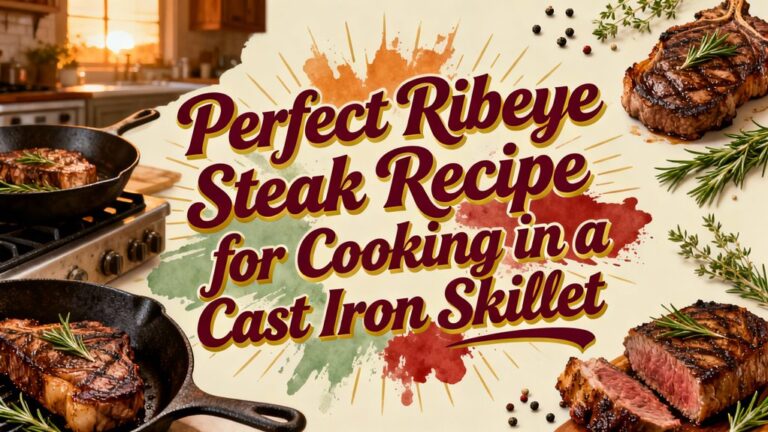cast iron ribeye cooking