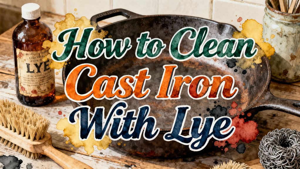 clean cast iron safely