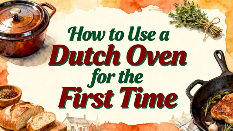 first time dutch oven tips