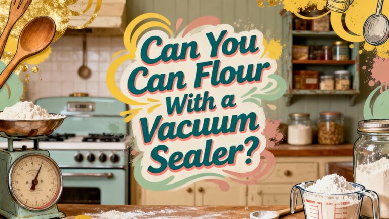 sealing flour with vacuum