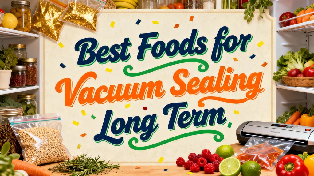 vacuum seal long lasting foods