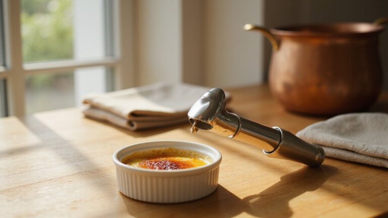caramelize sugar with torch