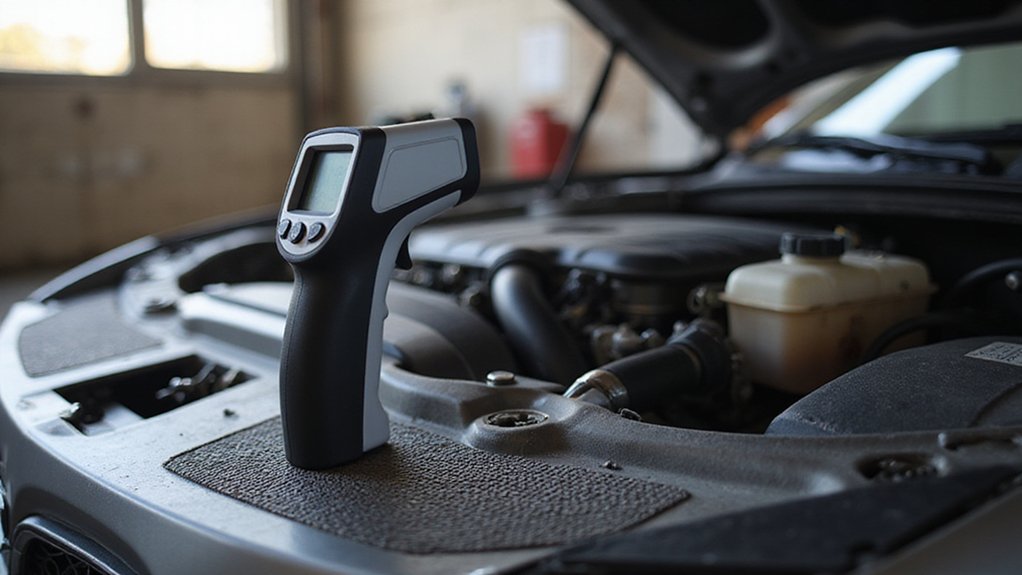 checking coolant temperature easily