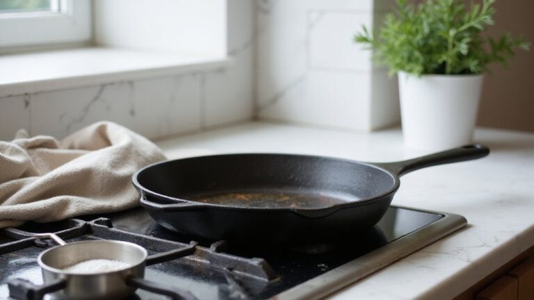 cleaning cast iron skillets