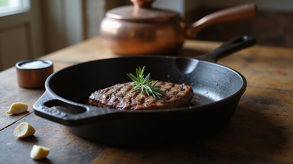 cook steak in skillet
