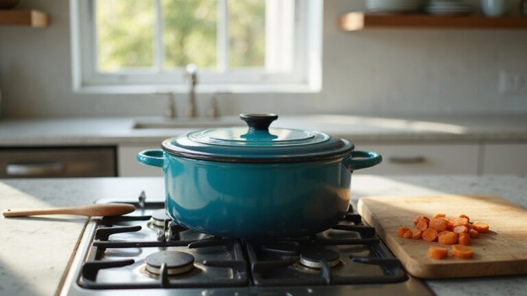 five le creuset dutch ovens