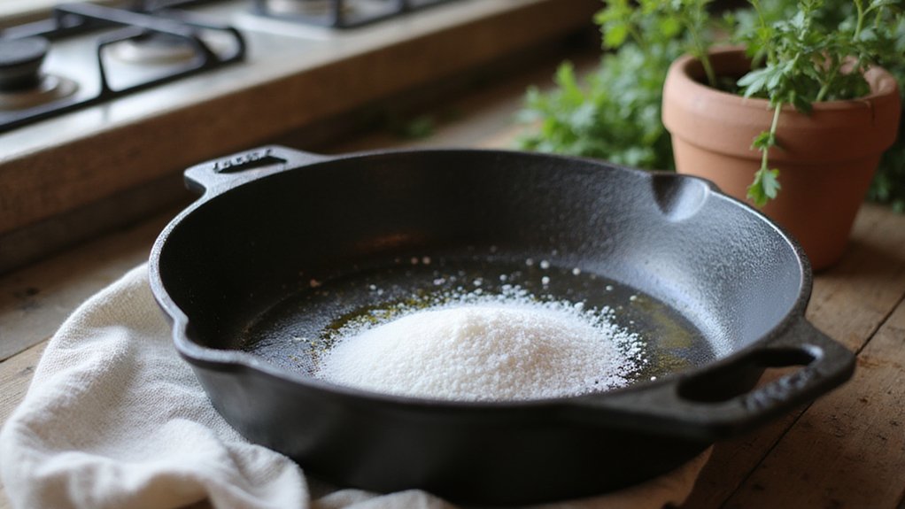 restore flaky cast iron