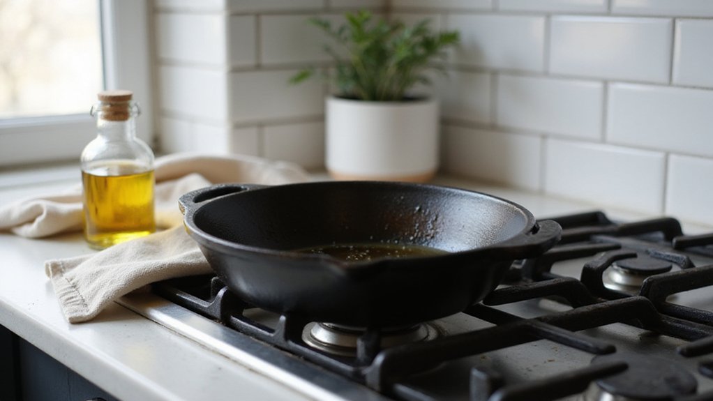 season and clean skillet