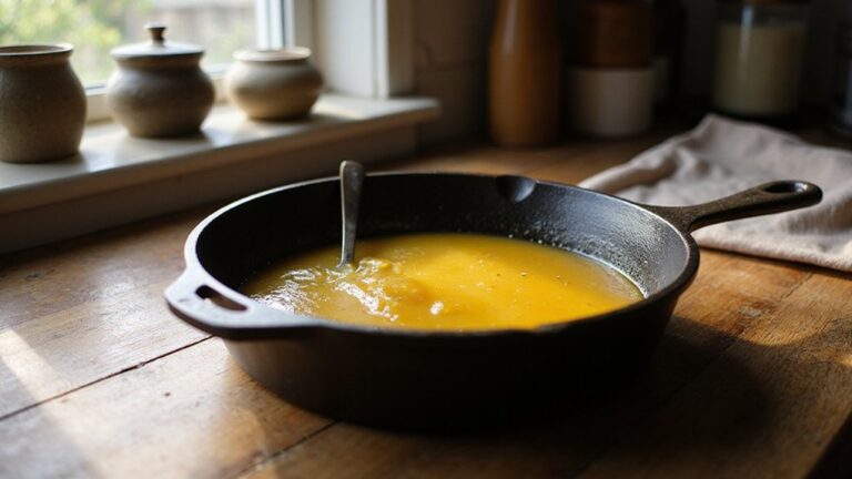 season cast iron with lard