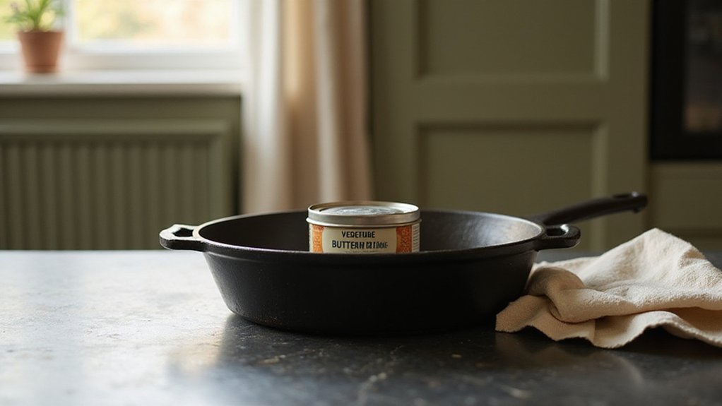 seasoning cast iron with crisco