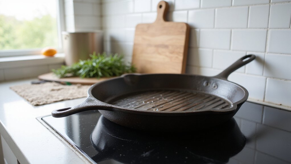 self seasoning cast iron