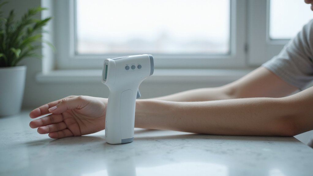 skin infrared emissivity values