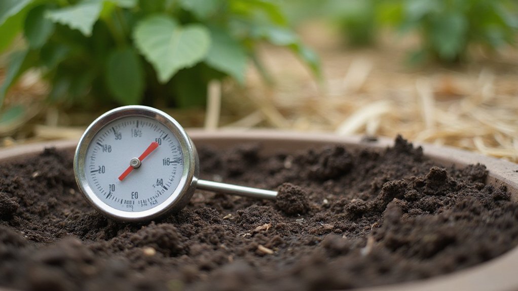 using meat thermometer outdoors