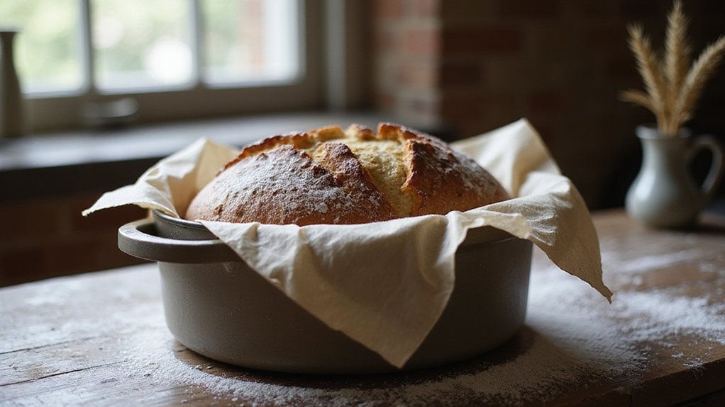 using parchment in dutch oven
